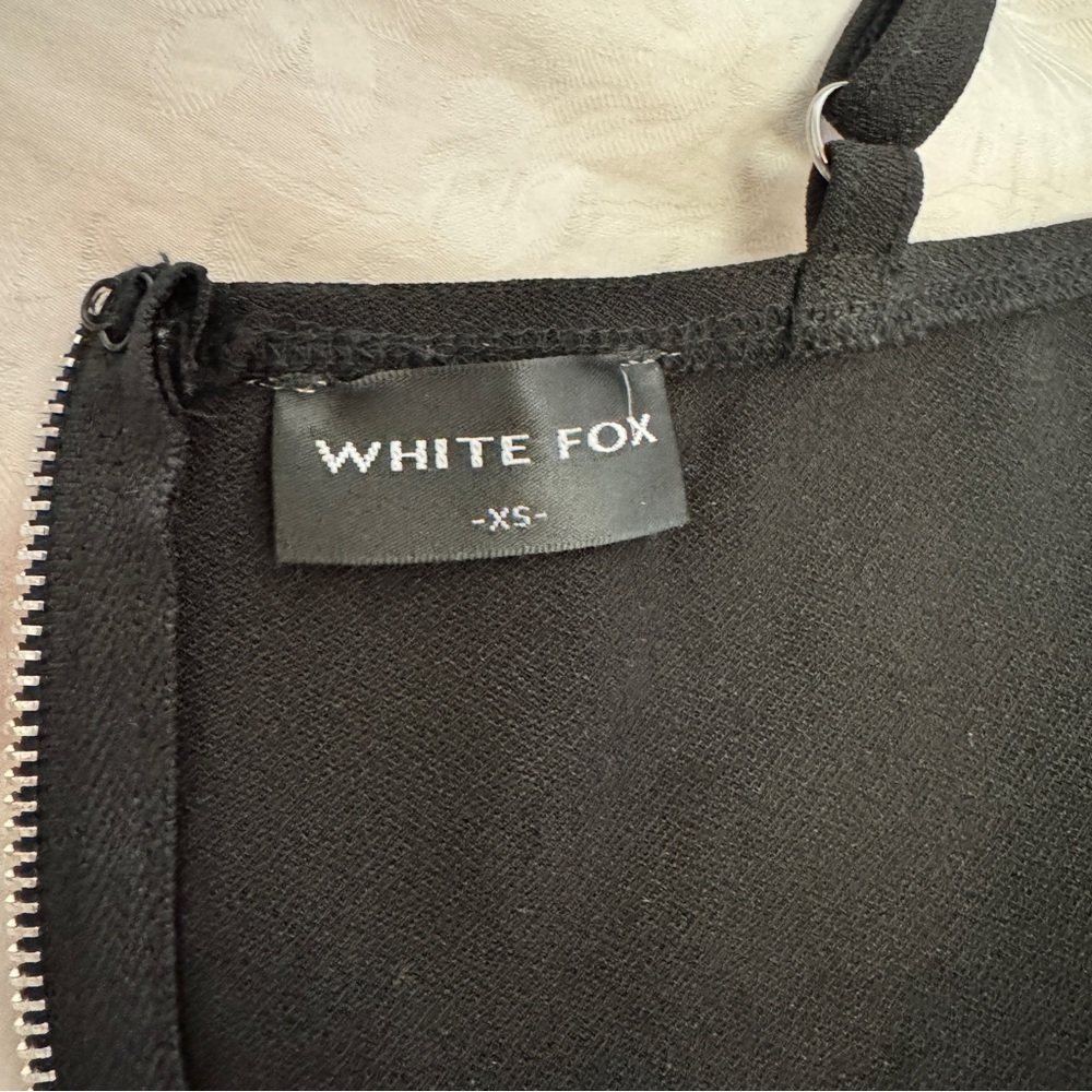 White Fox Boutique Simply Sleek Diamante Bustier Black XS - Picture 3 of 5
